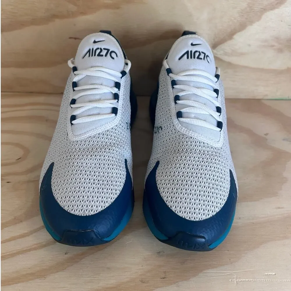 Nike - Air Max 270 SE - Athletic Shoes - White/Blue - Men's - 11 - AQ9164-102